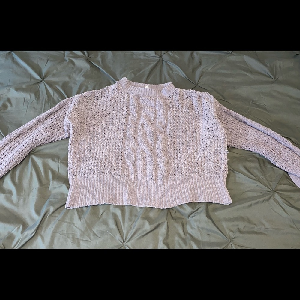 Gray sweater